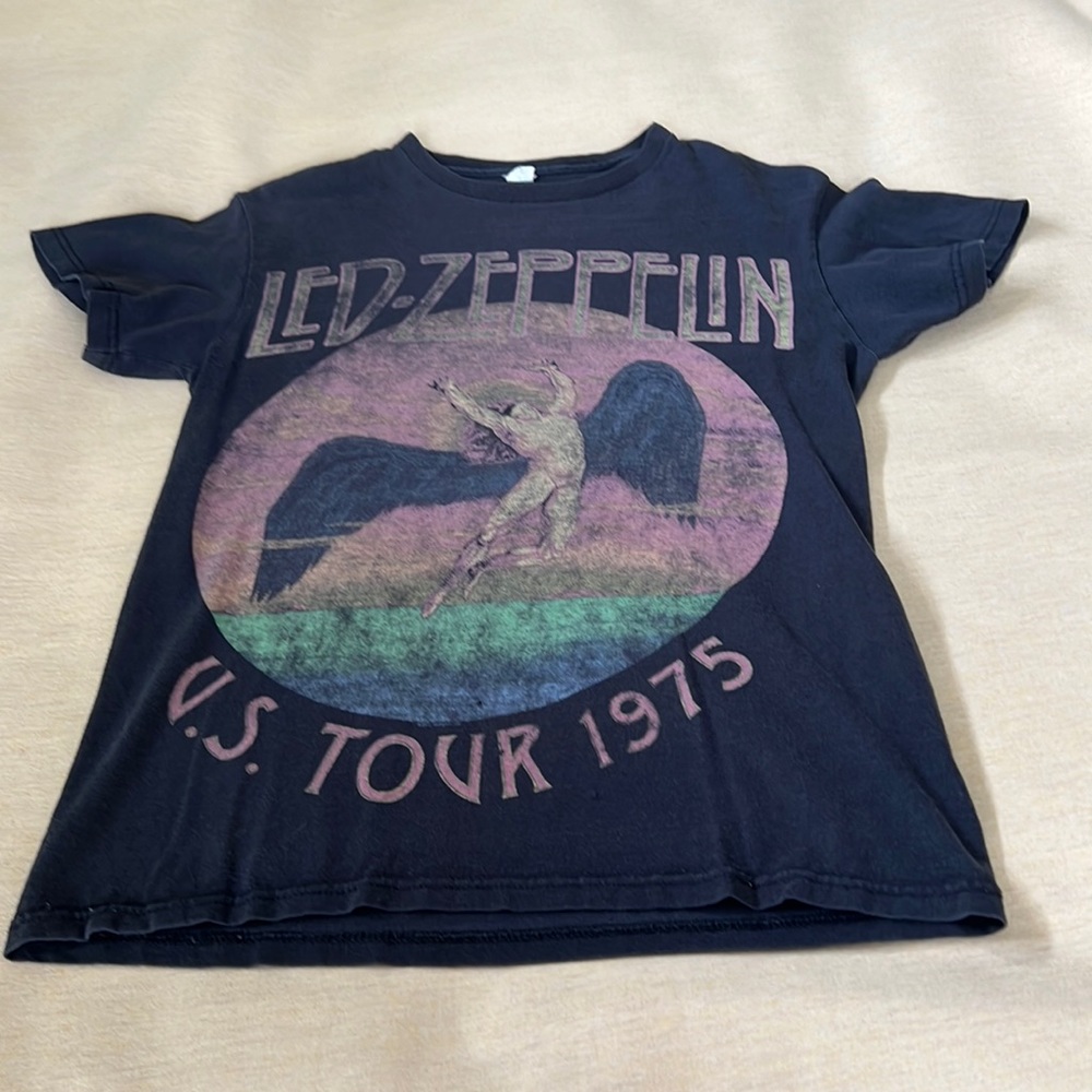 When are my son's favorite shirts? It’s vintage that he got from his dad.